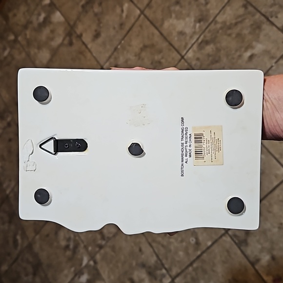 BOSTON WAREHOUSE This Weeks Menu Hot Stuff Ceramic Trivet Plaque-EC - Picture 3 of 5